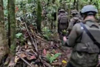 Tim Operasi AB Moskona Jalan Kaki Masuk Hutan Wilayah Zona Merah KKB