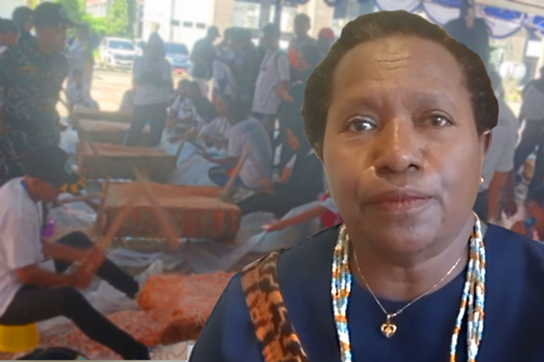 Dr.Barbalina Osok SE.M.Si - Ketua Umum Kwongke Kaban Salukh Perempuan Moy 