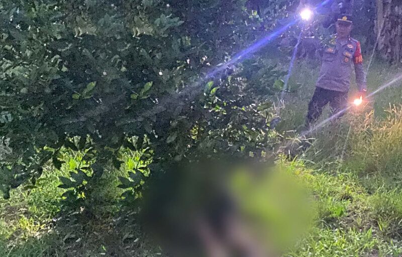 Penemuan mayat berjenis kelamin laki-laki oleh  warga SP3 Bumi Saniari Distrik Manimeri Kabupaten Teluk Bintuni, Sabtu(11/10/2025) 