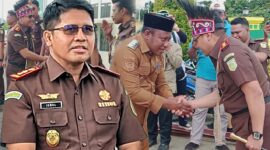 Wakil Bupati Teluk Bintuni, Joko Lingara Sambut Kejari yang baru di Teluk Bintuni