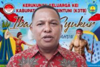 Stefanus Balubun, Ketua Kerukunan Keluarga Kei Kabupaten Teluk Bintuni (K3TB)