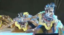 Lomba Tari Kontemporer menampilkan kreatifitas tarian modern yang memadukan budaya asli Papua dan semangat Perjuangan, Nasionalisme, dan Cinta Tanah Air Indonesia