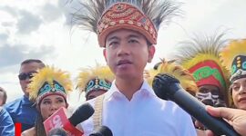 pembangunan tidak boleh lagi Jawa sentris, jadi ini tugas kita bersama juga saya sebagai pembantu presiden, untuk mengawal visi misi program presiden, agar bisa  berjalan dengan baik, terutama untuk papua” Kata Wapres Gibran.
