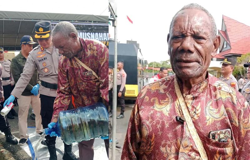 Ketua Lembaga Masyarakat Adat (LMA) Tujuh Suku Teluk Bintuni, Marten Wersin menyampaikan bahwa sebagai Tokoh Masyarakat Adat Tujuh Suku Teluk Bintuni, dirinya menyambut baik dan apresiasi serta  mendukung Pelaksanaan Pemusnaan Barang Bukti berupa Minuman Keras Oleh Pemerintah Daerah dan Polres Teluk Bintuni, jumat(19/12/2025)