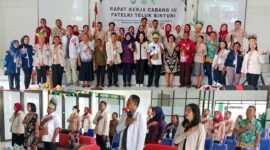 Rapat Kerja Cabang III, Persatuan Ahli Teknologi Laboratorium Medik Indonesia (PATELKI) Teluk Bintuni, di Aula RSUD Teluk Bintuni, Sabtu pagi (06/12/2025).