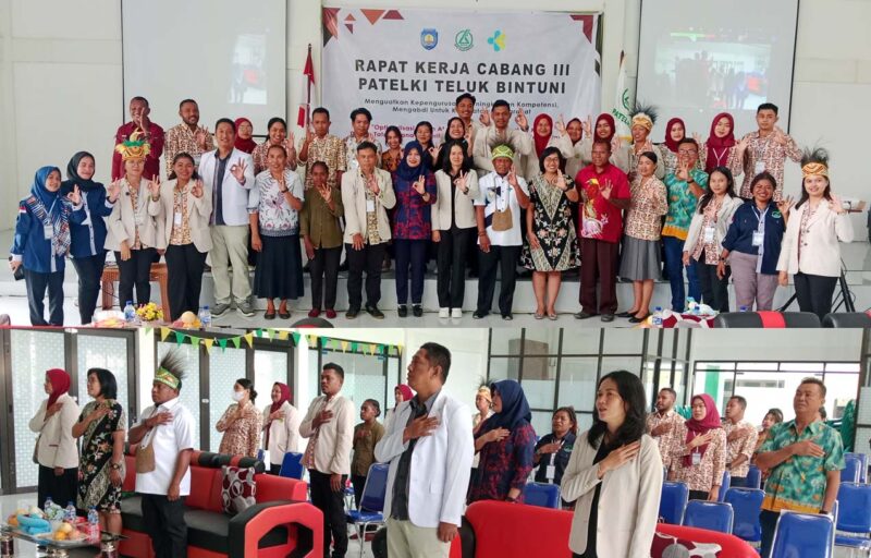 Rapat Kerja Cabang III, Persatuan Ahli Teknologi Laboratorium Medik Indonesia (PATELKI) Teluk Bintuni, di Aula RSUD Teluk Bintuni, Sabtu pagi (06/12/2025).