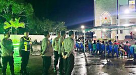 Kapolres Pimpin Kunjungan Ke Gereja-Gereja di Malam Natal