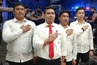 Kasat Reserse Kriminal (Reskrim) Teluk Bintuni, AKP.Boby Rahman didampingi anggota dalam Press Rilis 31 Desember 2025