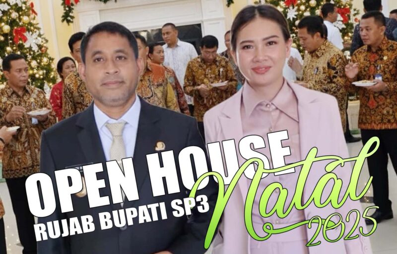 “ Saya menunggu kedatangannya, kita akan merayakan Natal bersama, setelah Ibadah kami siap membuka rumah untuk masyarakat yang kita cintai.” Ucap Bupati.