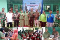 Kapus Bintuni, Yeremia Manibuy bersama Danbrigif 26/GP Kolonel Inf. Alexander E. Setiawan, Resmikan Posyandu ILP Mahkota.