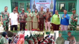 Kapus Bintuni, Yeremia Manibuy bersama Danbrigif 26/GP Kolonel Inf. Alexander E. Setiawan, Resmikan Posyandu ILP Mahkota.