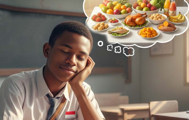 “ kami juga ingin mendapatkan hal yang sama seperti di rasakan oleh sekolah lain, karena jujur saja ada beberapa anak yang bertanya-tanya, Ibu kenapa kami tidak dapat MBG, kurang tahu.” Kata Dokas Ndun/ Foto: Ai