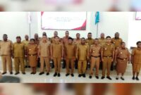 Sertijab Kepala Distrik Lingkup Kabupaten Teluk Bintuni, Gedung Sasana Karya Kantor Bupati Teluk Bintuni, Senin,(26/01/2026).  
