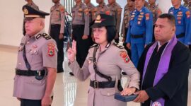 Sertijab PS Kasat Binmas Polres Teluk Bintuni, IPTU Reynelda Simanjuntak Gantikan IPTU. Cristian Bolang Polres Teluk Bintuni, Jumat(09/01/2026)