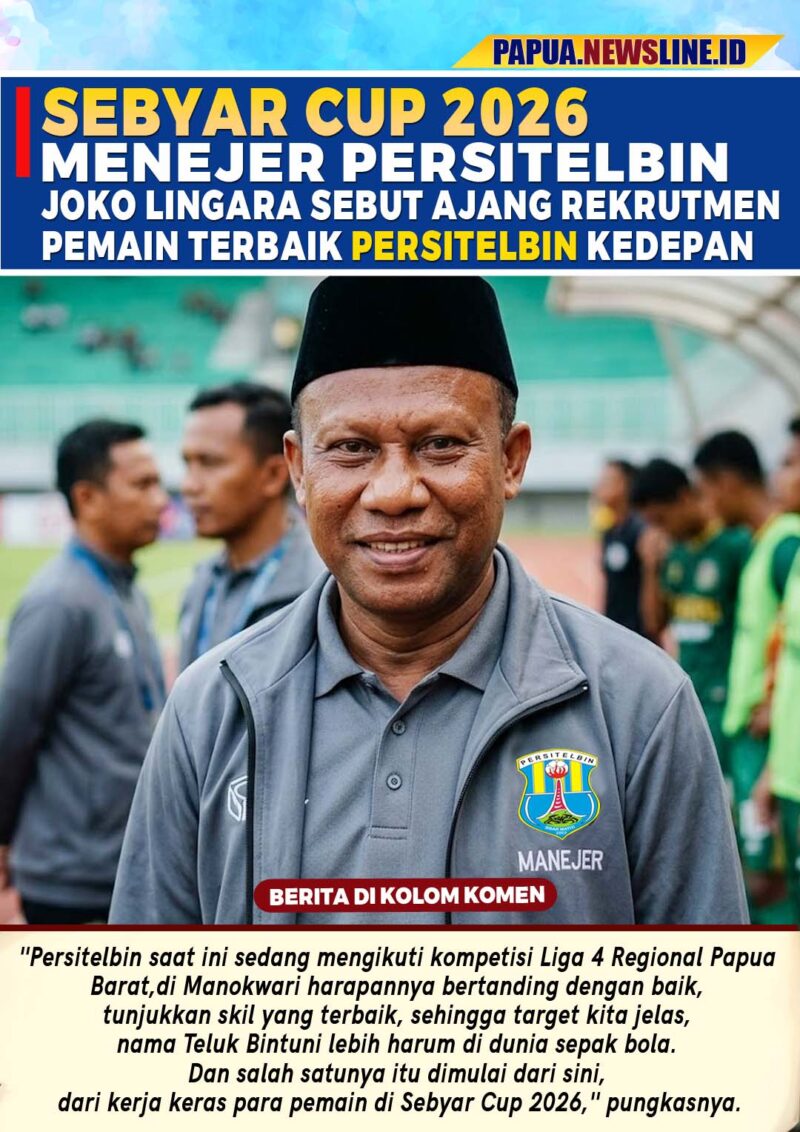 Foto: Joko Lingara Manajer Persitelbin