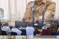Bupati Anisto Rakor dengan Balai Kementerian dan Dinas PUPR Papua Barat.