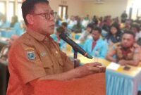 Plt. Sekretaris Daerah, I.B.  Putu Suratna  Sambutan Bupati Teluk Bintuni