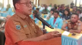 Plt. Sekretaris Daerah, I.B.  Putu Suratna  Sambutan Bupati Teluk Bintuni