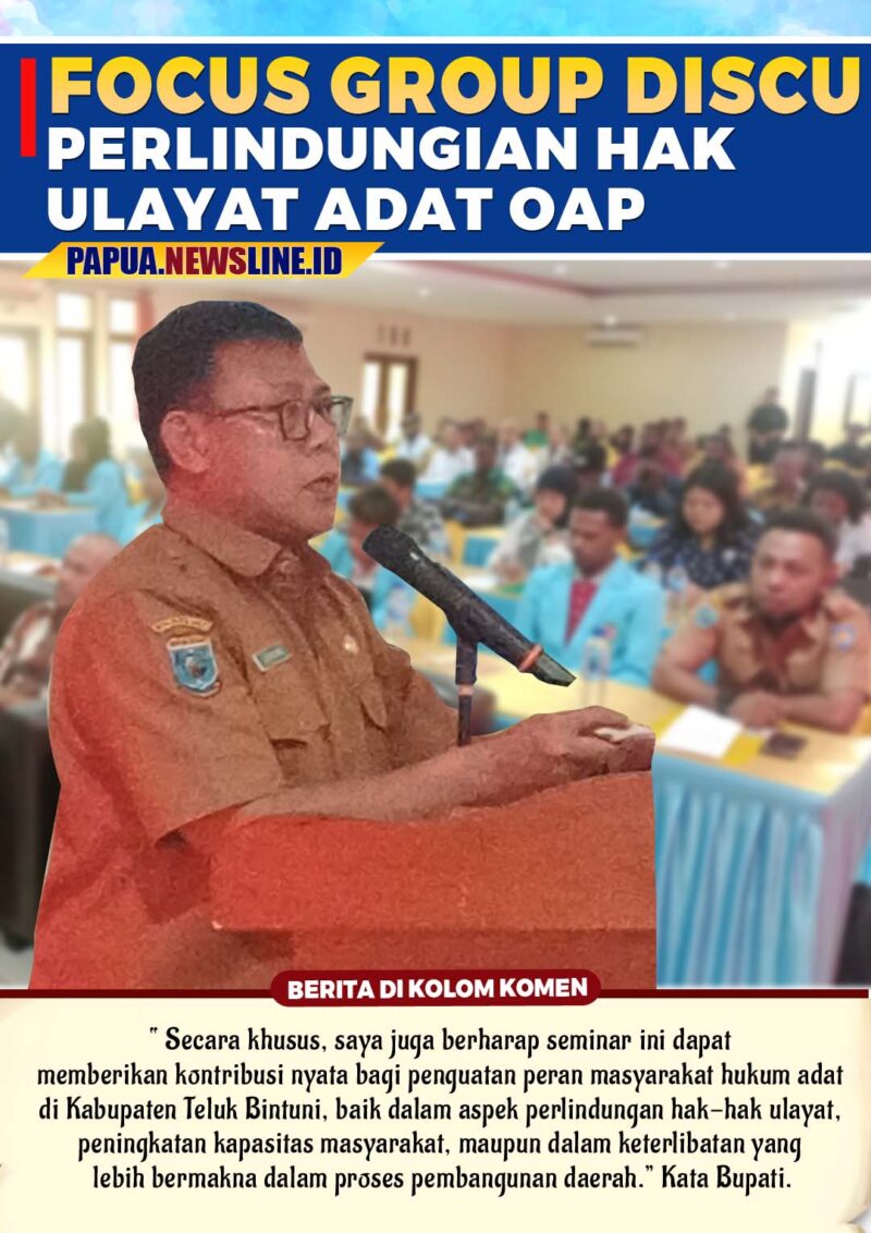 Plt. Sekretaris Daerah, I.B.  Putu Suratna  Sambutan Bupati Teluk Bintuni