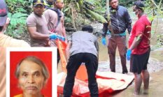 Jenazah Petani Man 15 Hari Baru di Evakuasi Polisi dari Kali Tumagar SP4 Bintuni